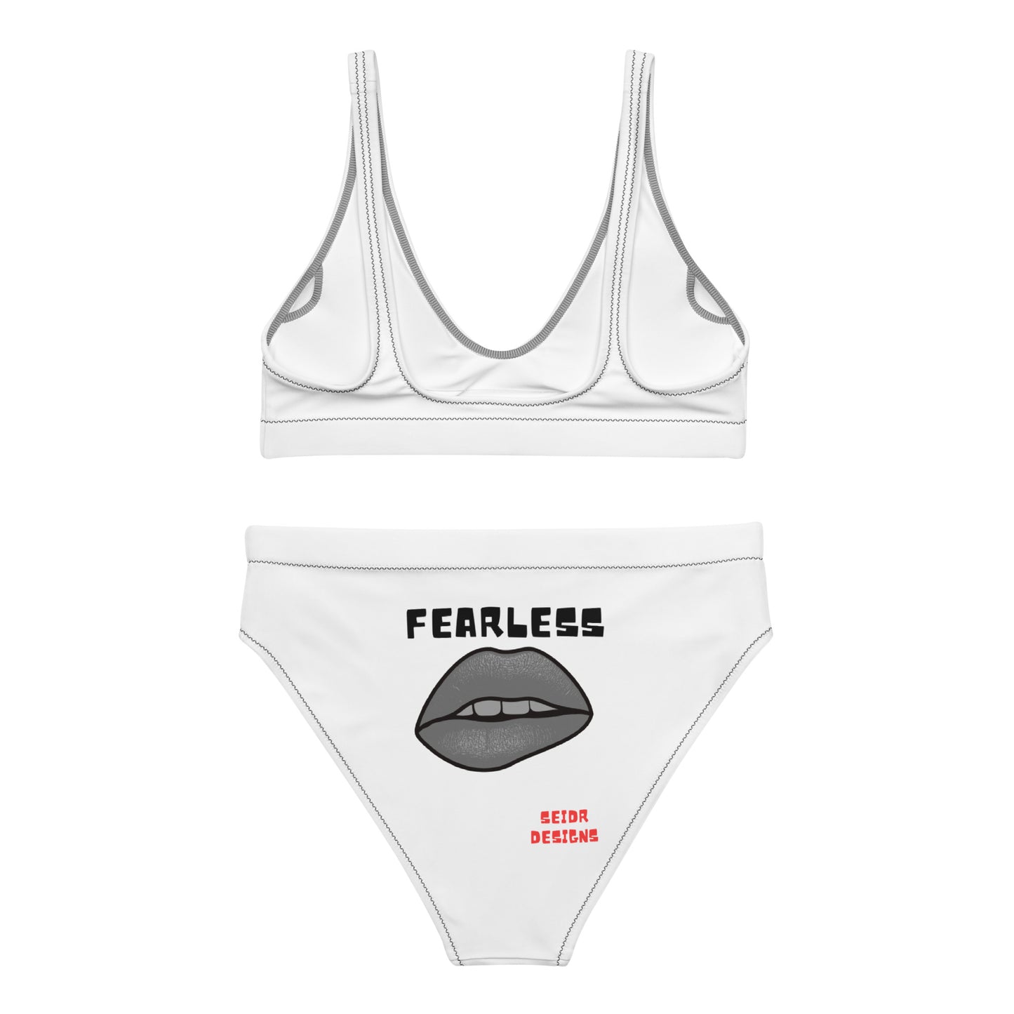 Recycled high-waisted bikini