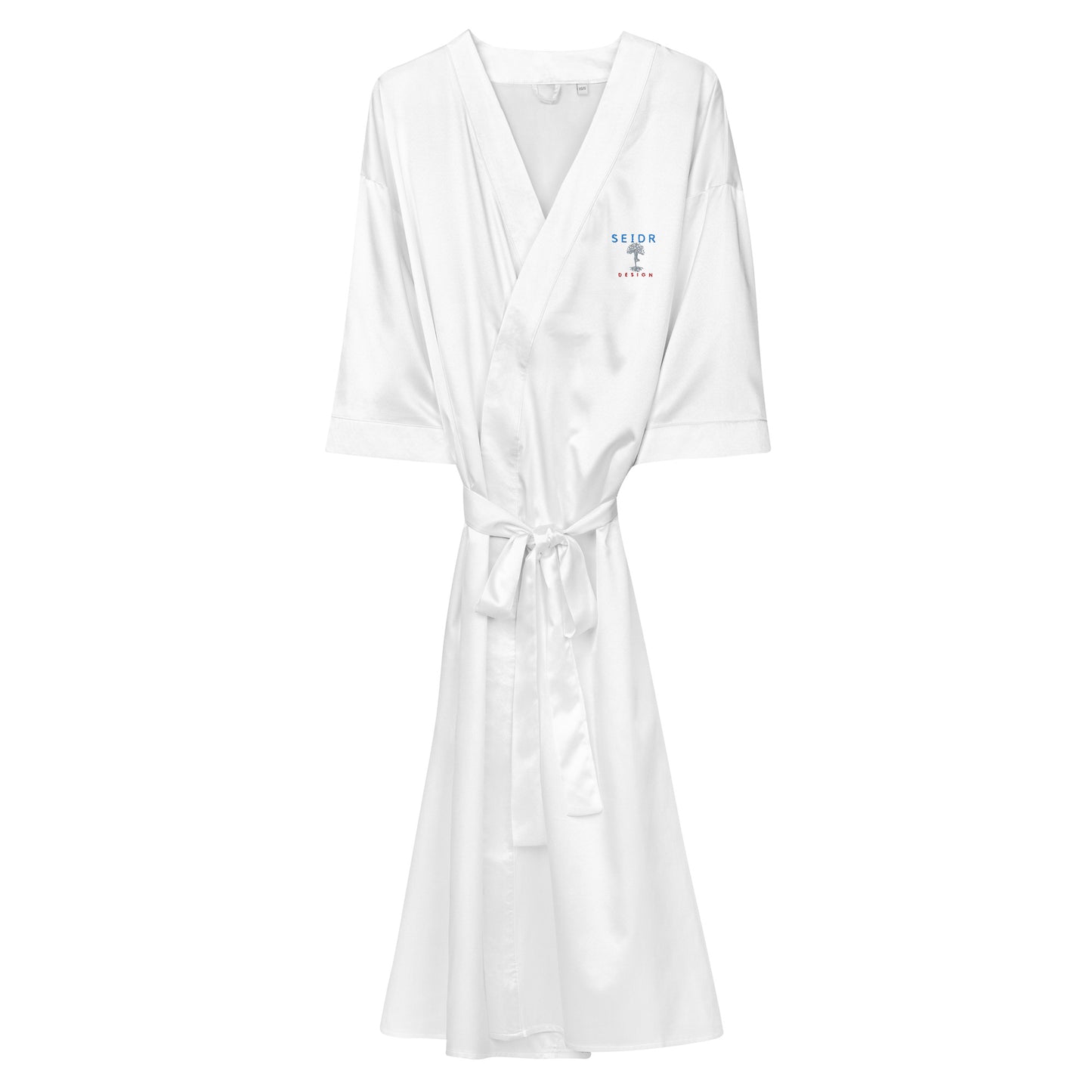 Satin robe