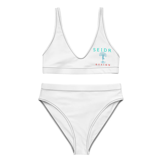 Recycled high-waisted bikini